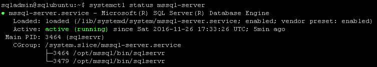 vNext Server Status